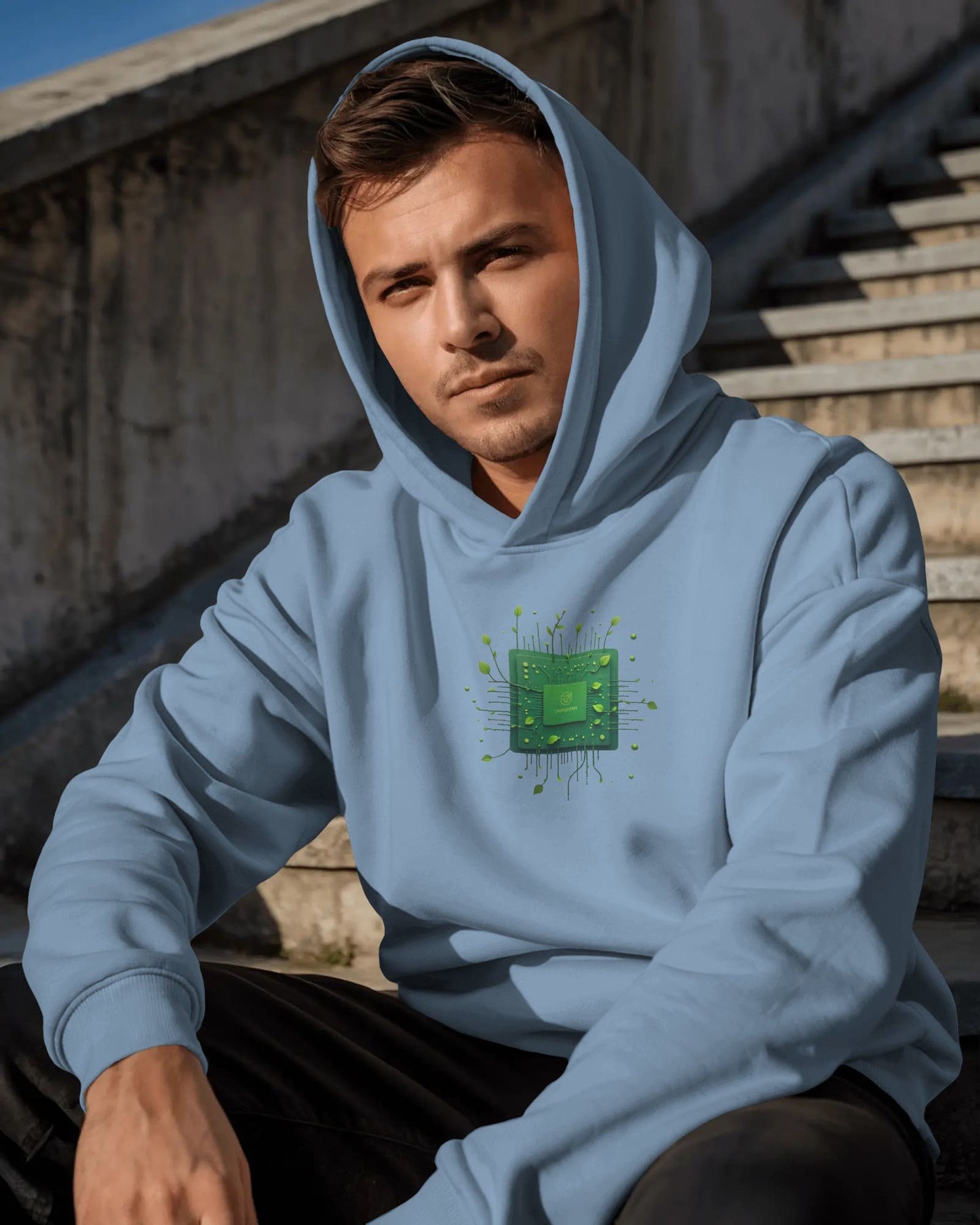 Microchip- Men Hoodie