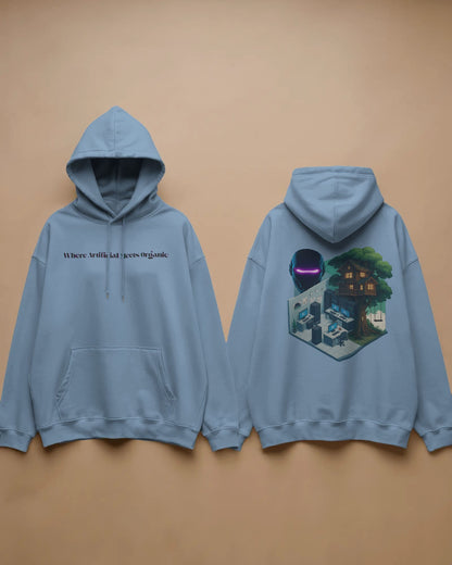 Where Artificial Meets Organic- Women Hoodie