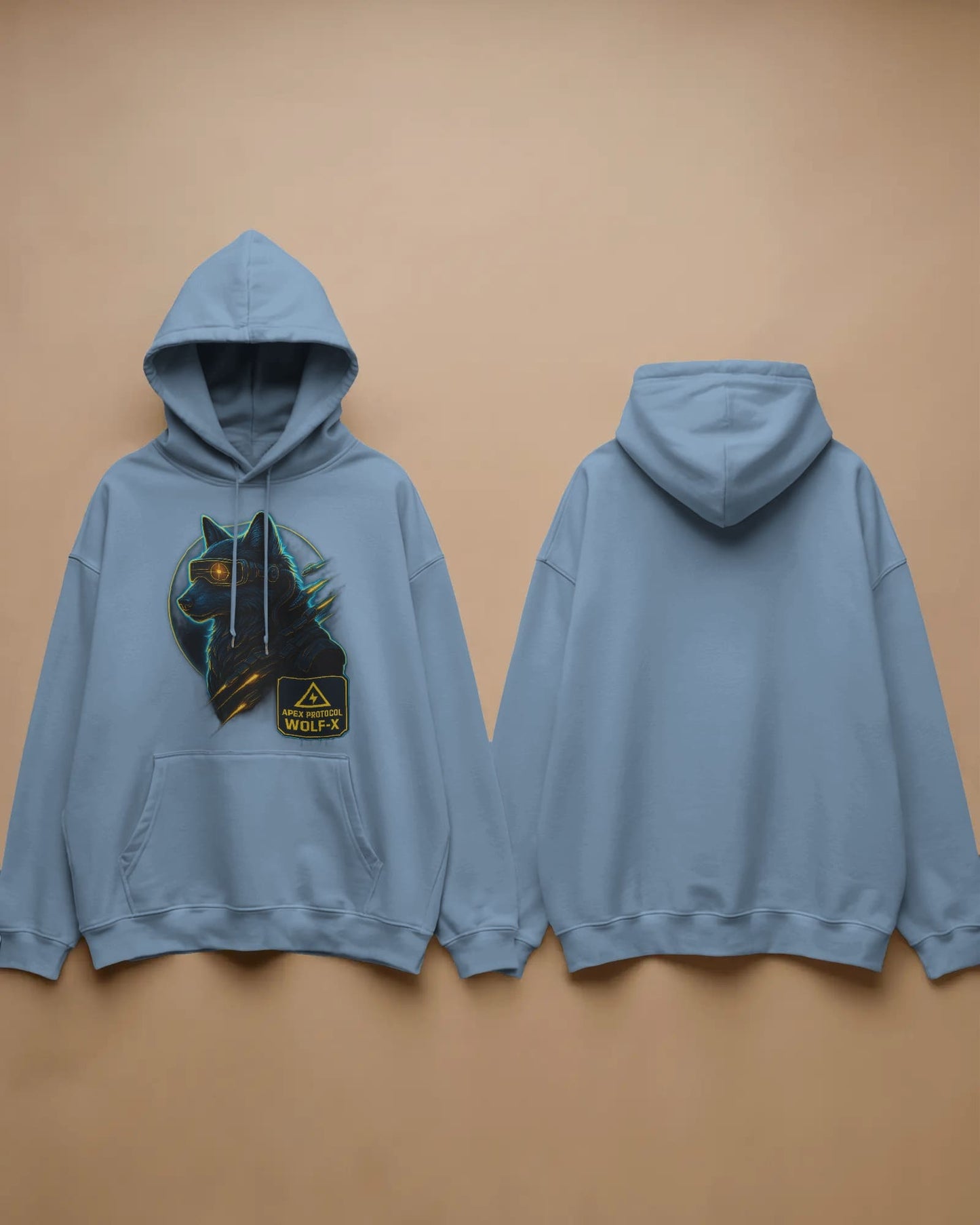 Wolf Tech- Men Hoodie