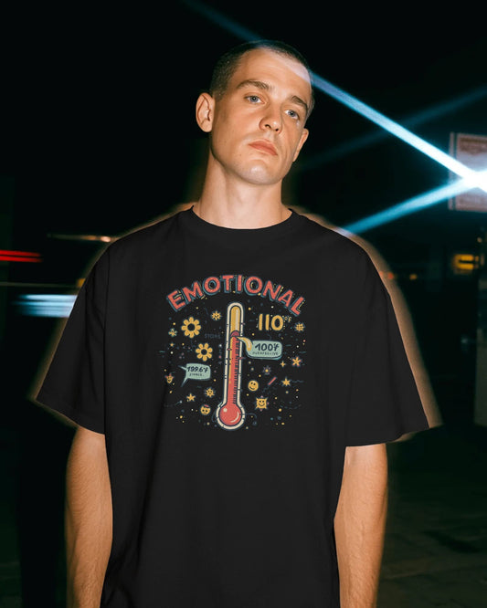 Emotional Thermometer- Men Oversize T-Shirt