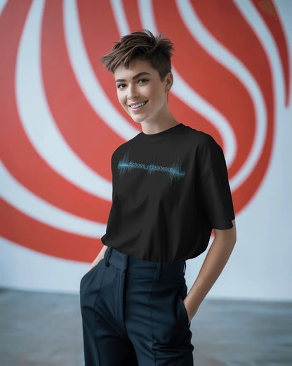 Echoes of Existence- Women Oversize T-shirt