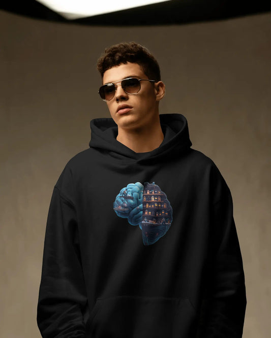 Brain- Men Hoodie