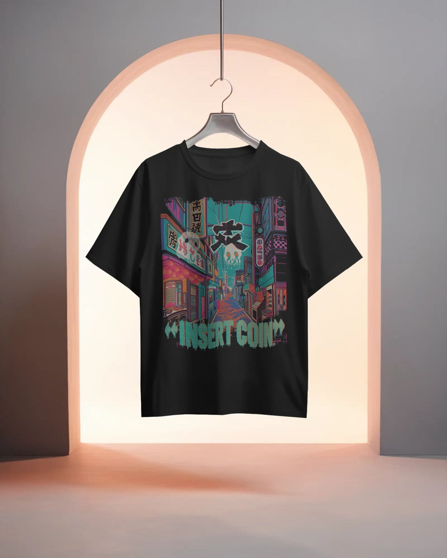 Animated Run Game- Women Oversize T-Shirt