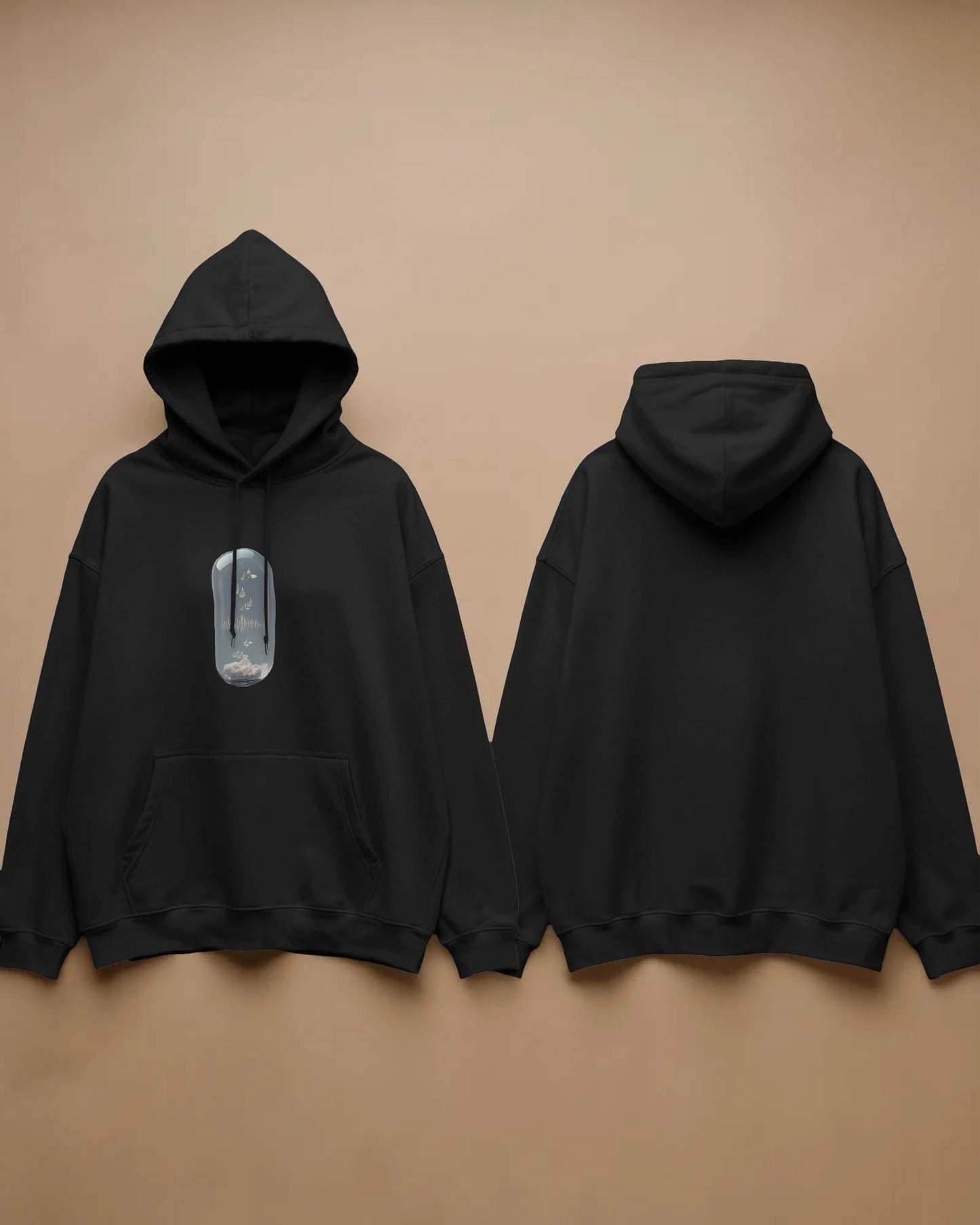 Crystal Sound Waves- Men Hoodie