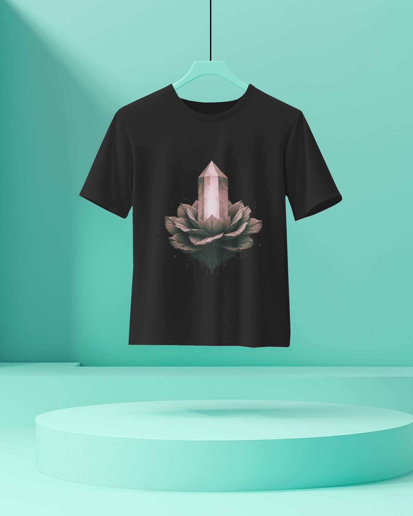 Crystal- Women Half Sleeve Round Neck T-shirt