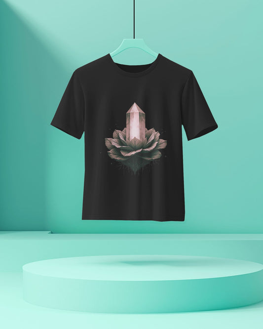 Crystal- Women Half Sleeve Round Neck T-shirt