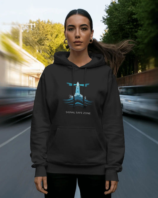 Signal Safe Zone- Women Hoodie