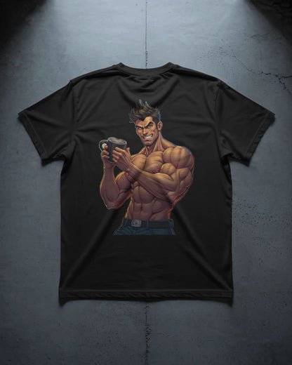 Muscle Man Brewing- Men Half Sleeve Round Neck T-shirt