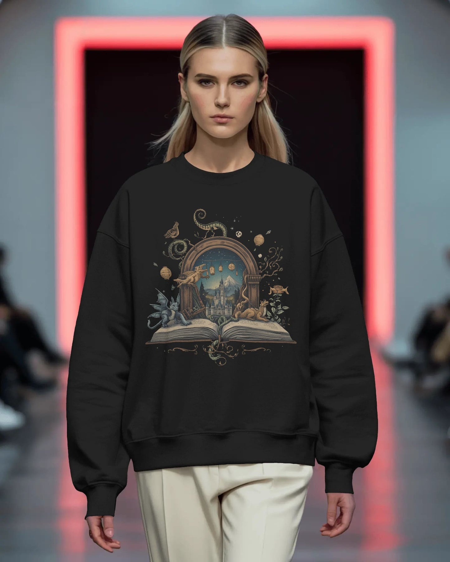 Magical Book-Women Sweatshirt