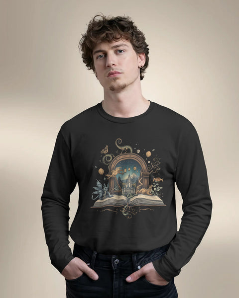 Magical Book- Men Full Sleeve T-shirt