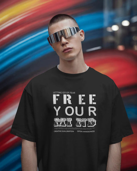 Free Your Mind- Men Oversize T-shirt