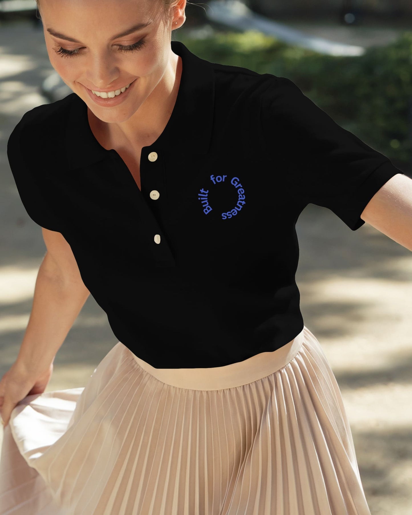 Built for greatness- Women Polo T-shirt