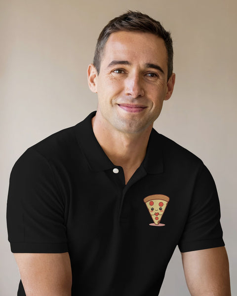 Pizza slice-Men Polo T-shirt