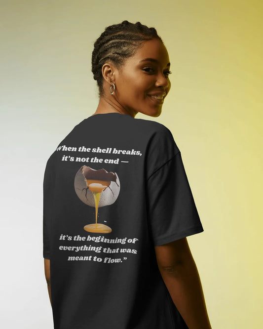Moon Shell Breaks- Women Oversize T-shirt