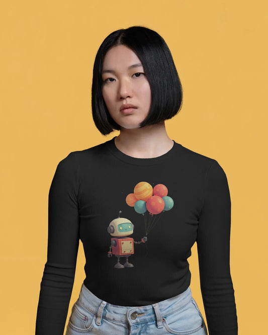 Robot- Women Full Sleeve T-shirt