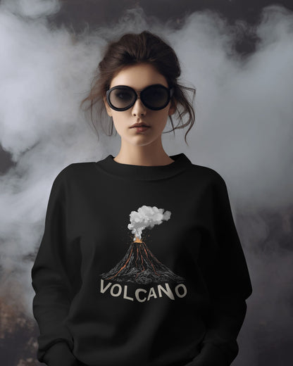 Volcano Eruption- Women Sweatshirt