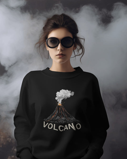 Volcano Eruption- Women Sweatshirt