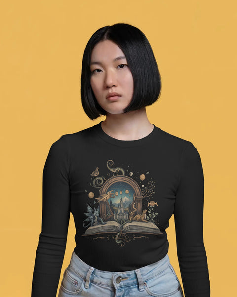 Magical Book- Women Full Sleeve T-shirt