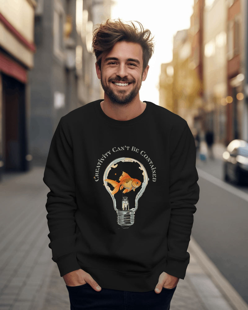 Creativity Can't be Contained- Men Sweatshirt