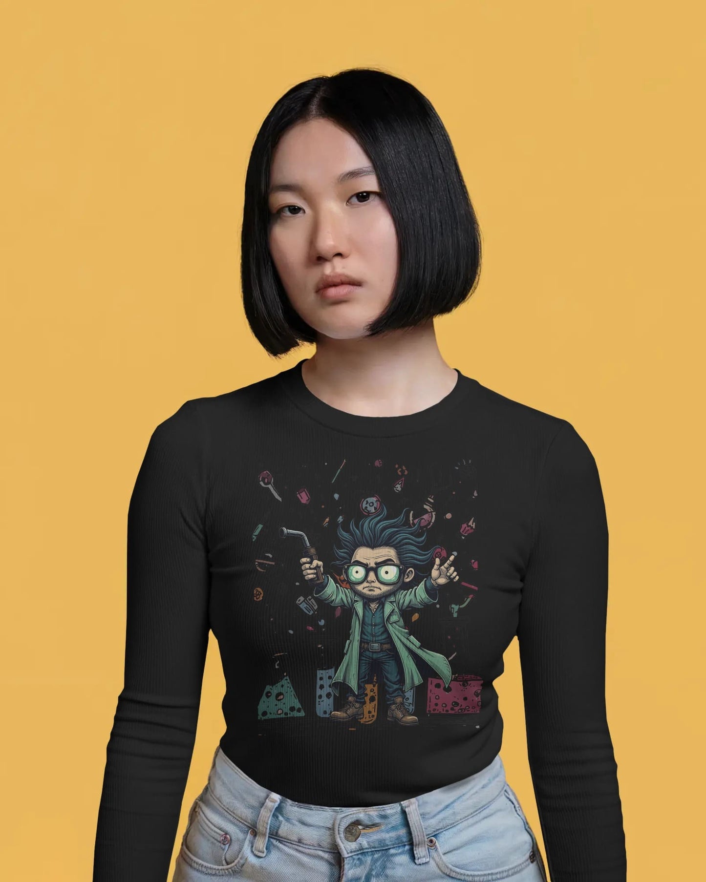 Scientists Experiment- Women Full Sleeve T-shirt