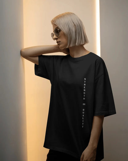 Strength in Duality-Women Oversize T-shirt