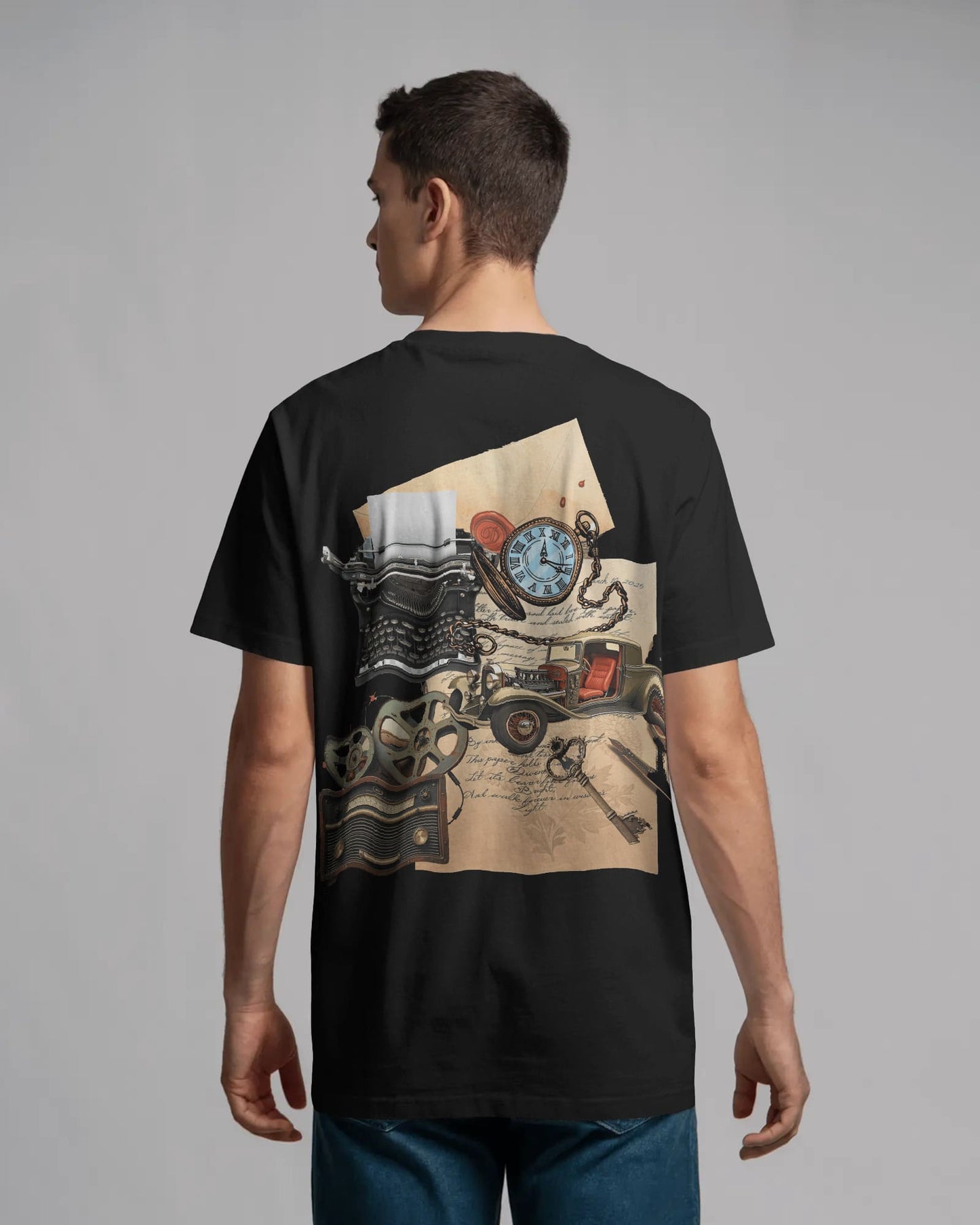 Vintage- Men Oversize T-Shirt