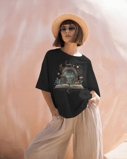 Magical Book- Women Oversize T-shirt