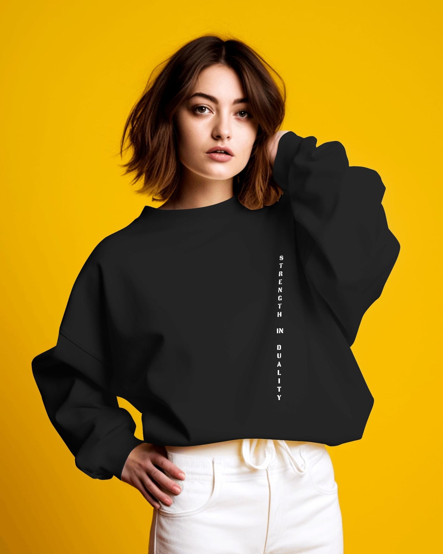 Strength in Duality-Women Sweatshirt