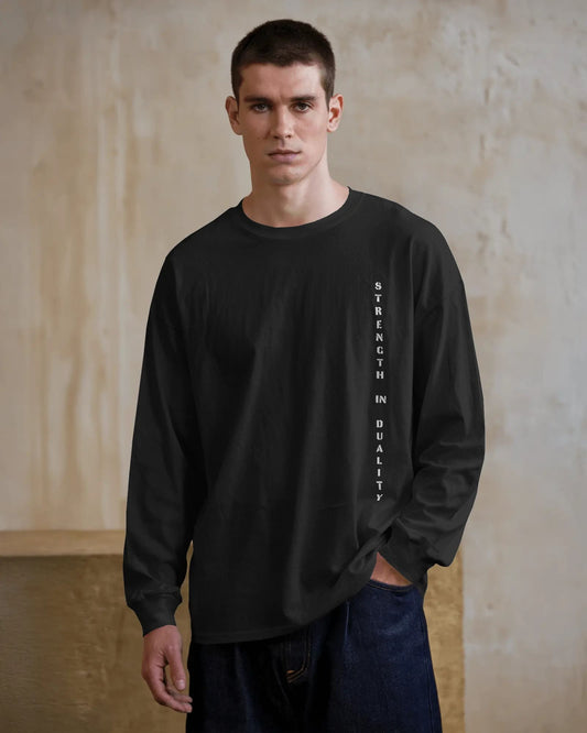 Strength in Duality- Men Full Sleeve T-shirt