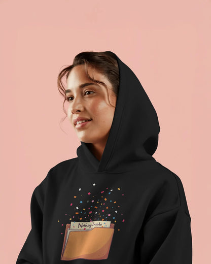 Nothing Inside File -Women Hoodie