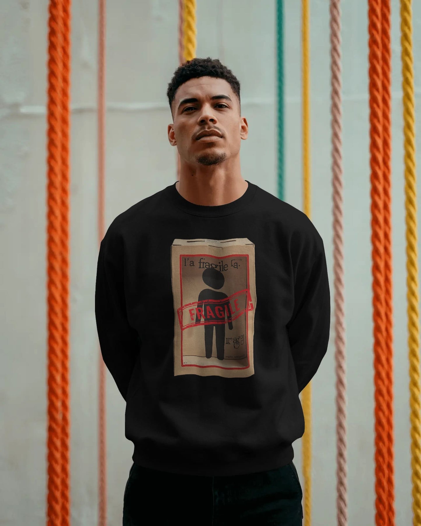 Fragile- Men Sweatshirt