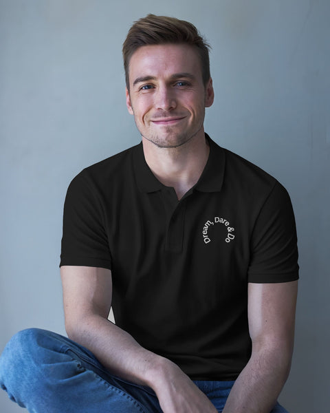 Dream Dare & Do- Men Polo T-shirt