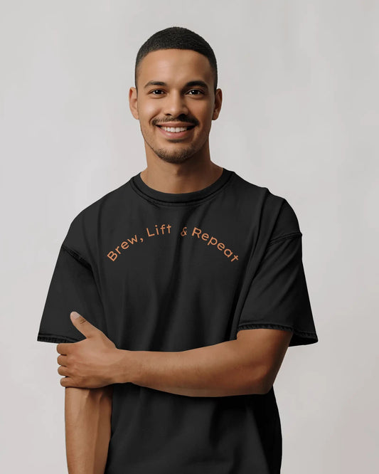 Muscle Man Brewing- Men Half Sleeve Round Neck T-shirt