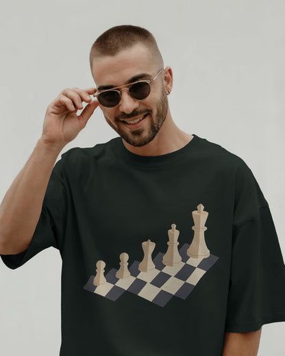 Chess- Men Oversize T- shirt