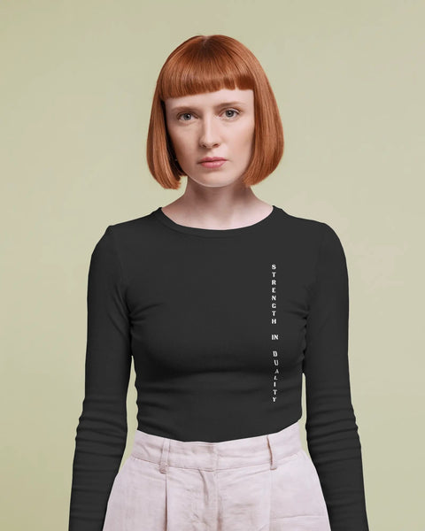 Strength in Duality- Women Full Sleeve T-shirt