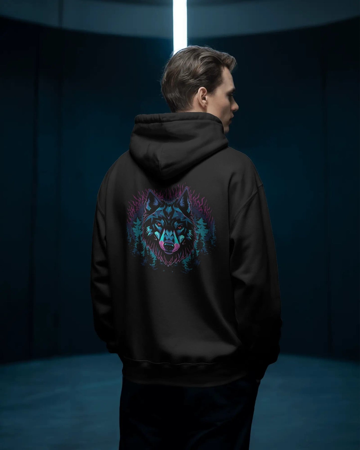 Wolf- Men Hoodie