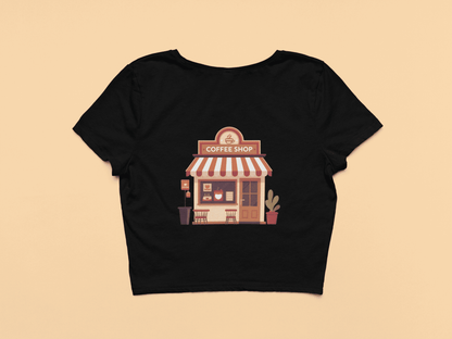 Coffee House-Crop Top