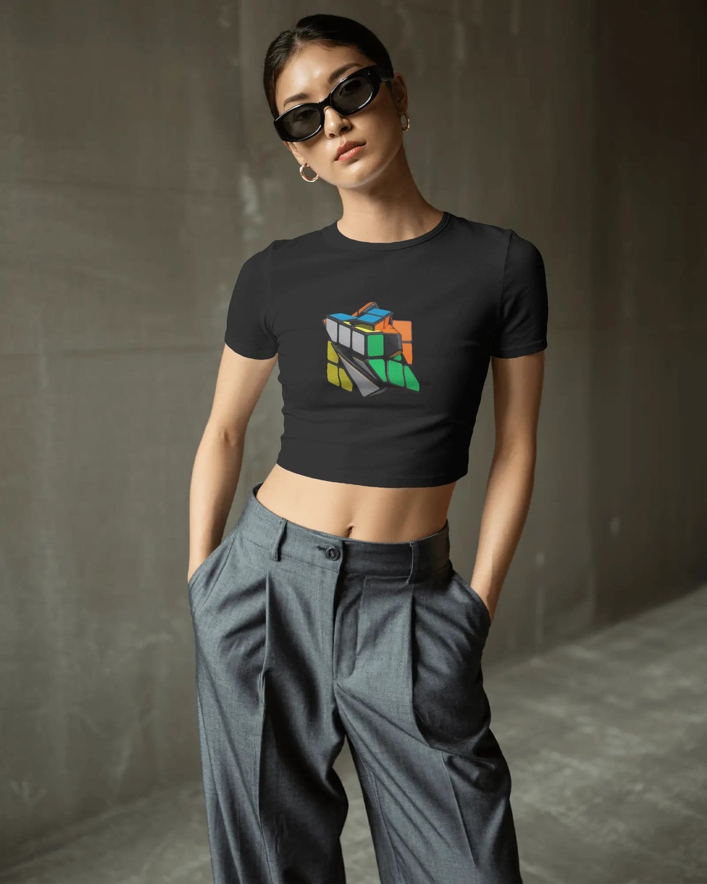 Cube- Crop Top