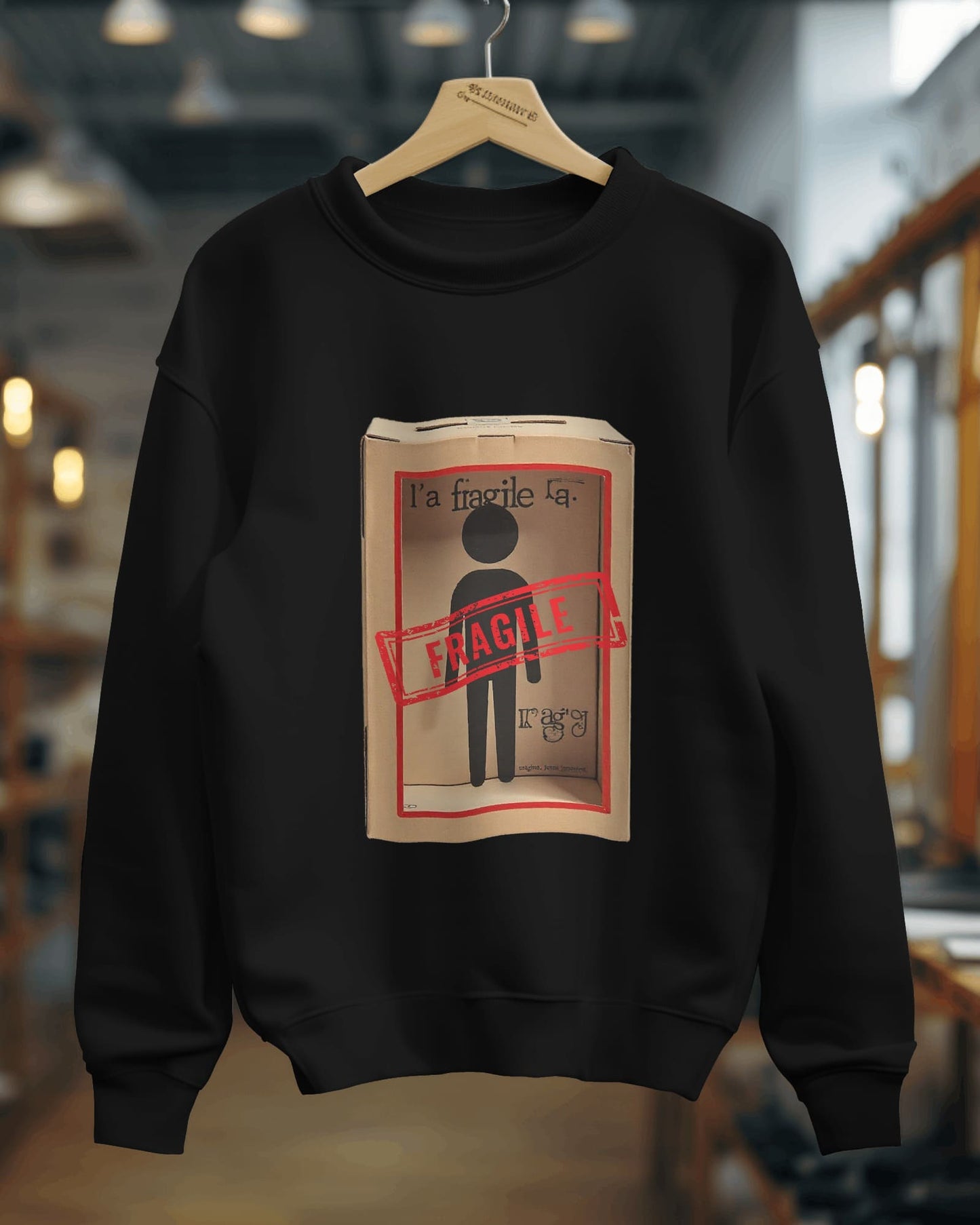 Fragile- Men Sweatshirt