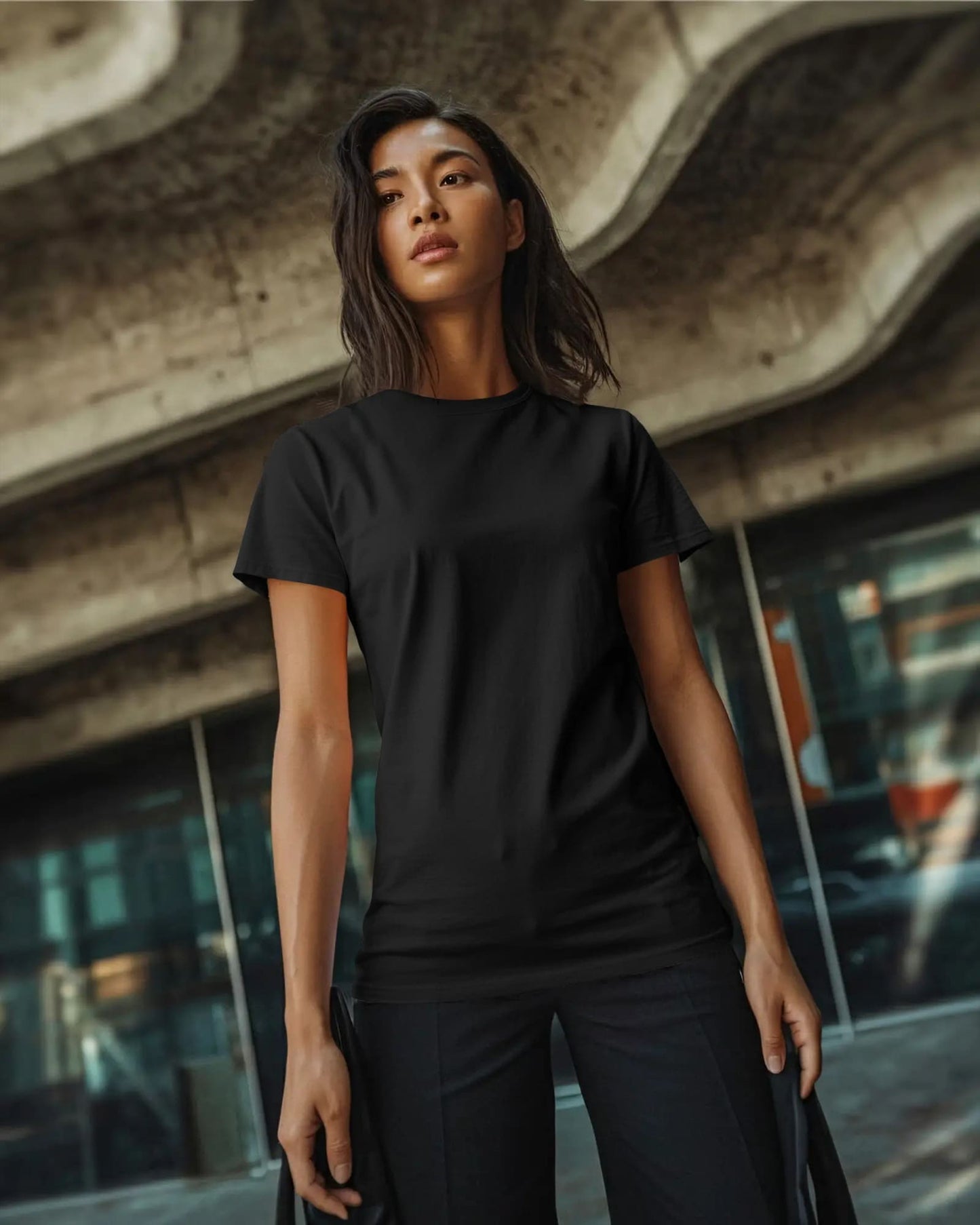 Plain - Women Half Sleeve Round Neck T-Shirt