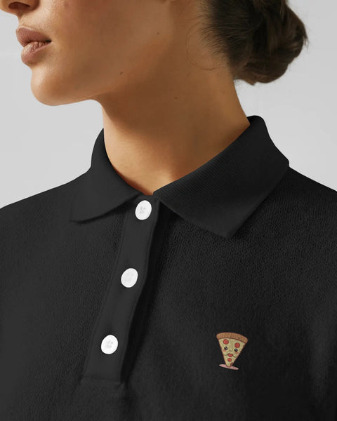 Pizza slice-Women Polo T-shirt