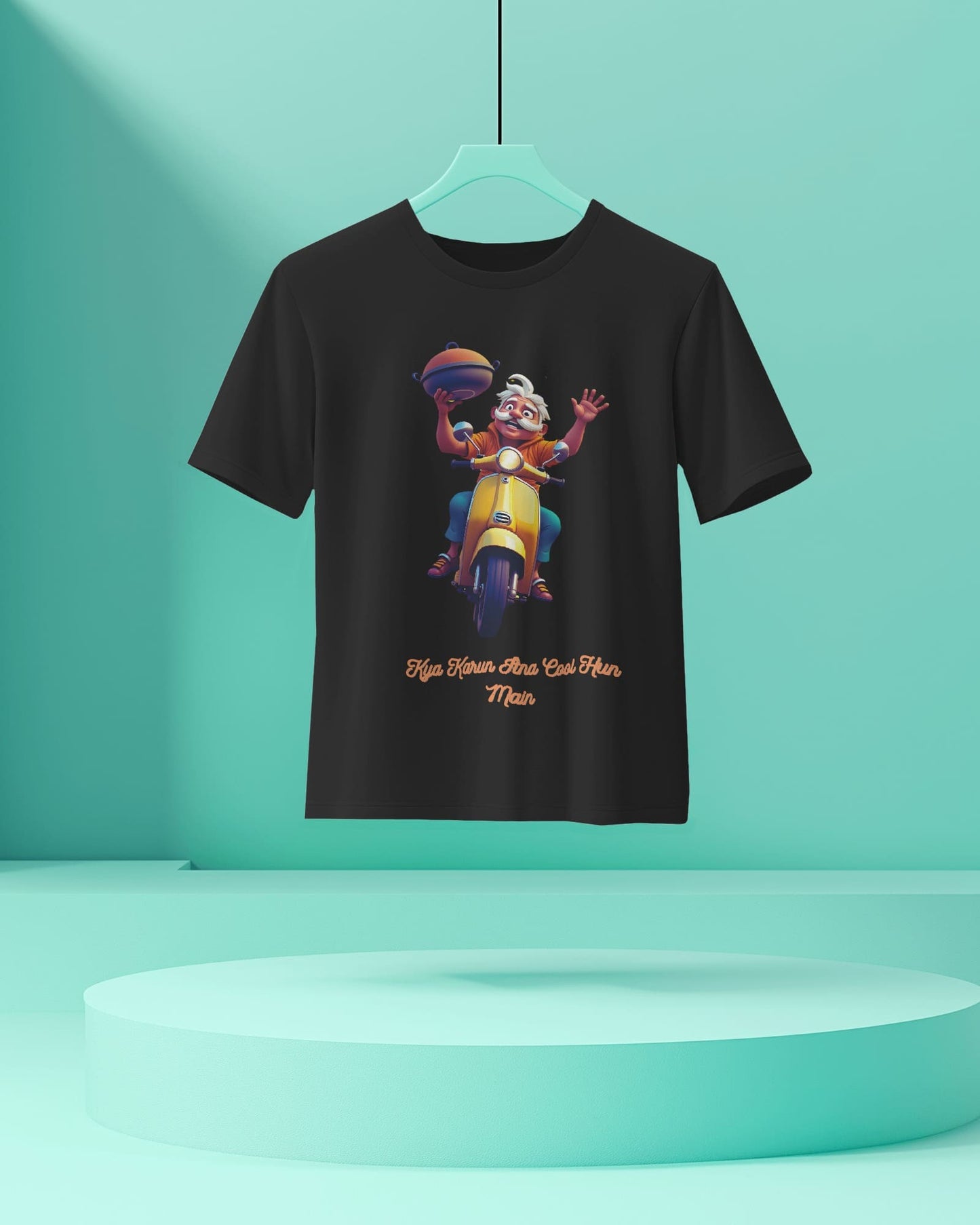 Kya Karun Itna cool Hun main- Men Half Sleeve Round Neck T-shirt