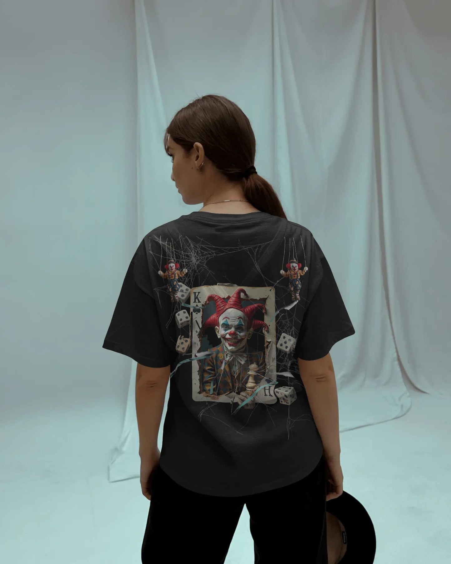 Clown- Play the Heart- Women Oversize T-shirt