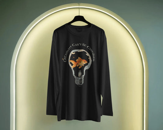 Creativity Can't be Contained- Men Full Sleeve T-shirt