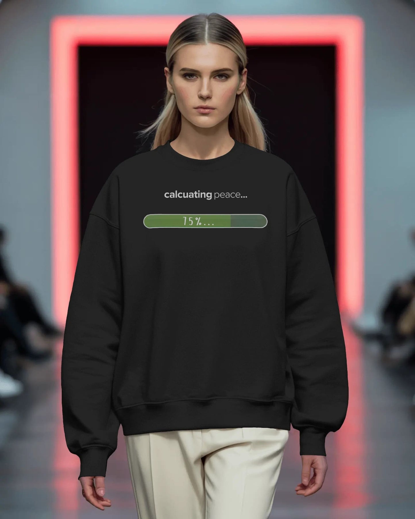 Calculating Peace- Women Sweatshirt