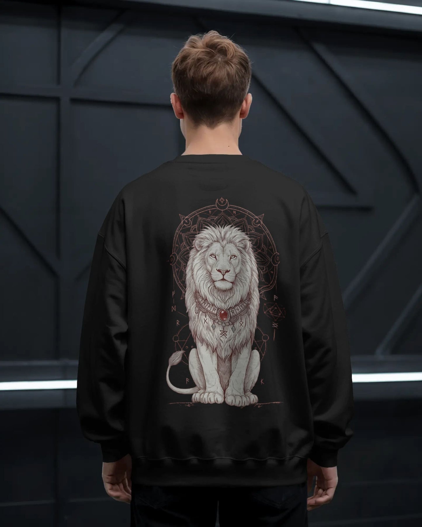 Power Over Fear-Men Sweatshirt