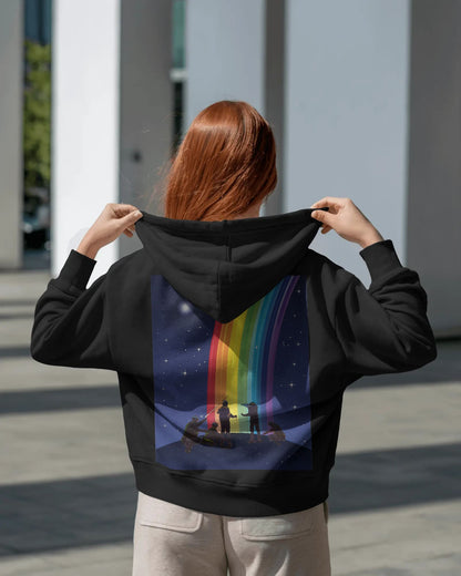 Rainbow Sketch- Women hoodie