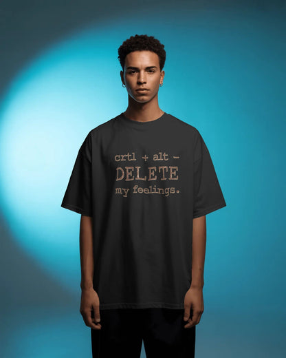Ctrl+Alt+Delete- Men Oversize T-Shirt