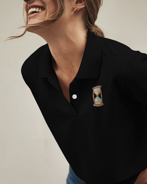 Sand TImer- Women Polo T-shirt