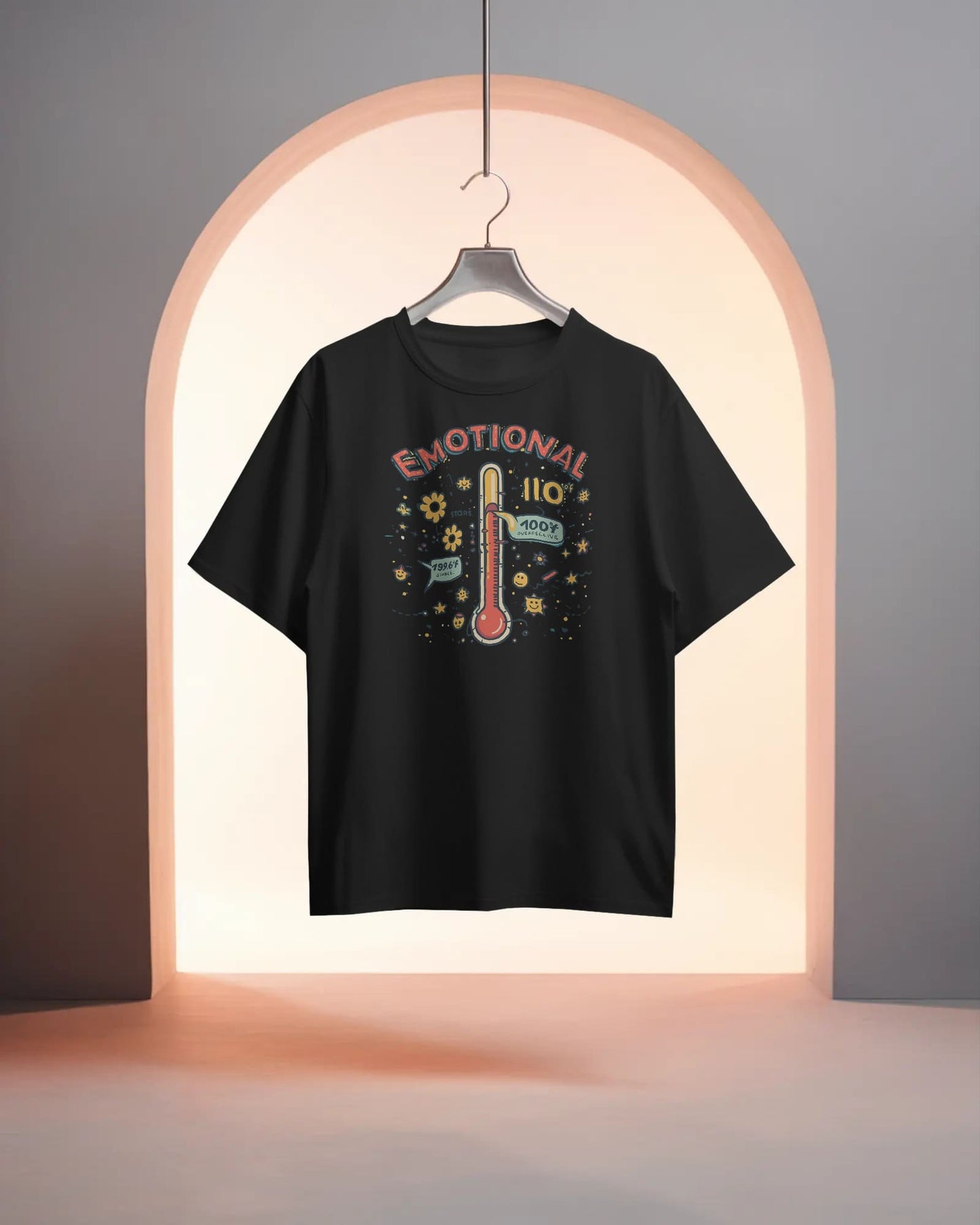 Emotional Thermometer- Women Oversize T-Shirt